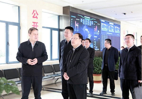 張佩峰 陳一夫拜訪省公共資源交易中心